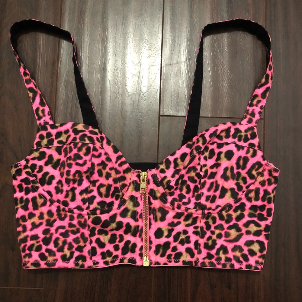 PINK Bralette Cropped Top